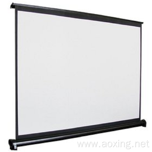 Black Portable Floor Rising Mobile HD Projection Screen